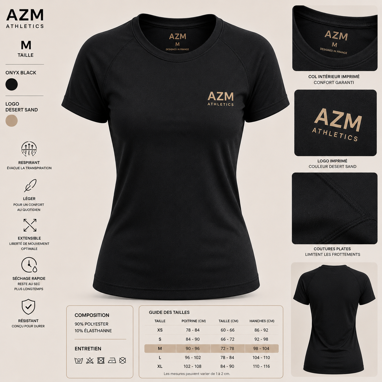 AZM Women's Performance Tee